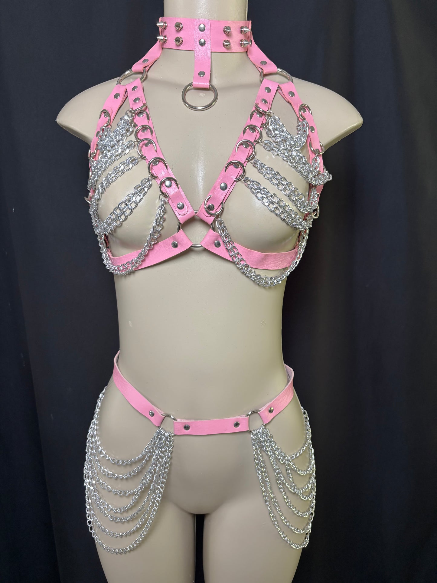 Baby pink harness